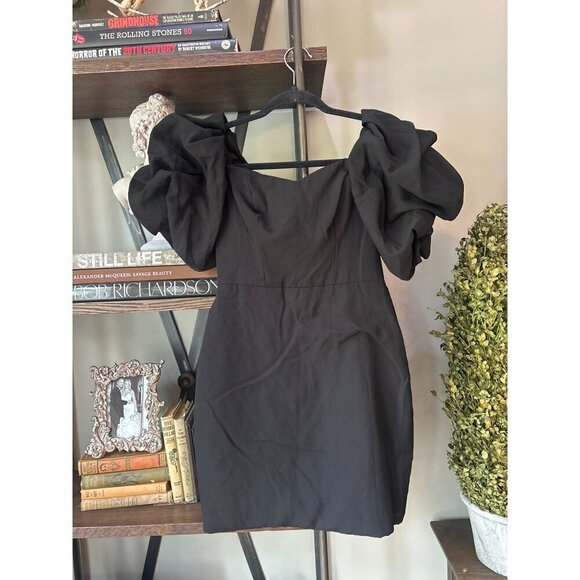 BCBGMAXAZRIA Bryony Off-the-Shoulder Mini Dress Womens Size 2 - Picture 4 of 9